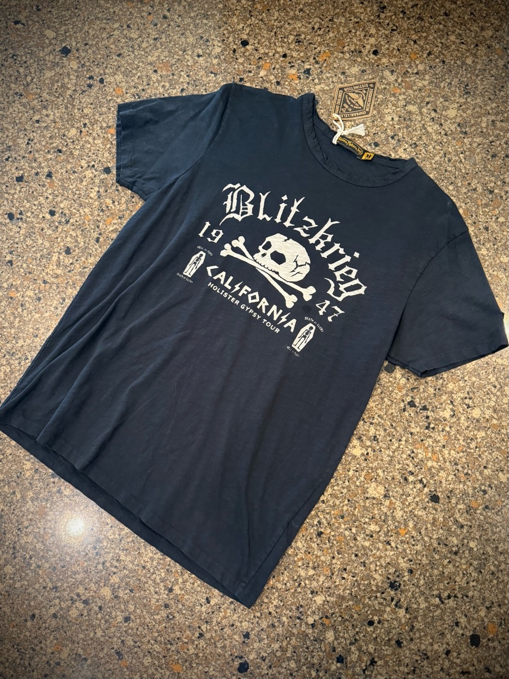 Johnson Motors “Blitzkrieg” vintage slub tee. NWT